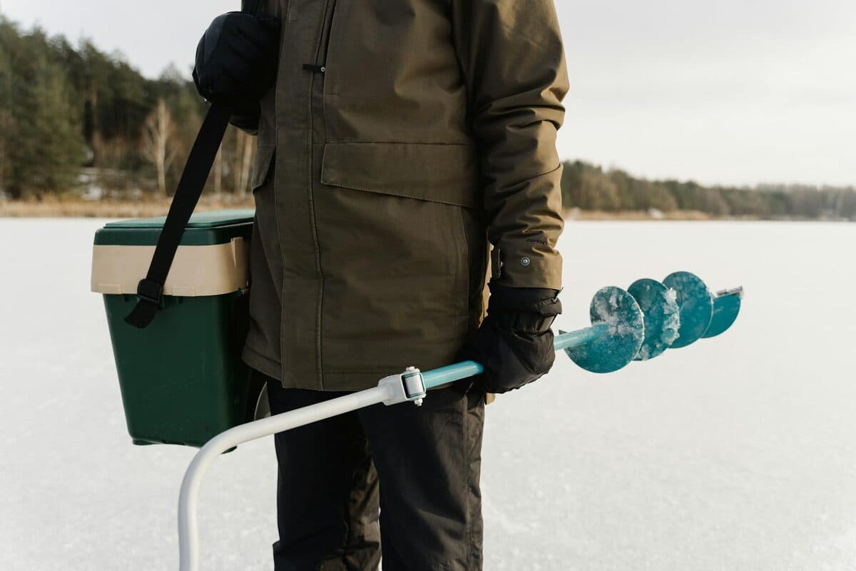 Lemon Reservoir Winter: Ice Fishing & Snowshoeing