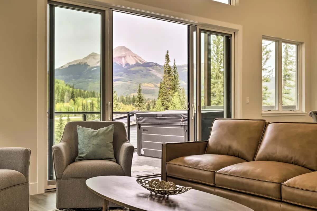 Snow-covered ski slopes at Purgatory Resort near Durango, Colorado